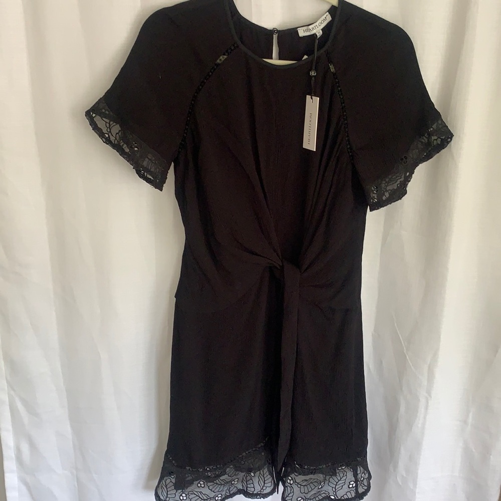 Nordstrom—Heartloom black dress with lace details